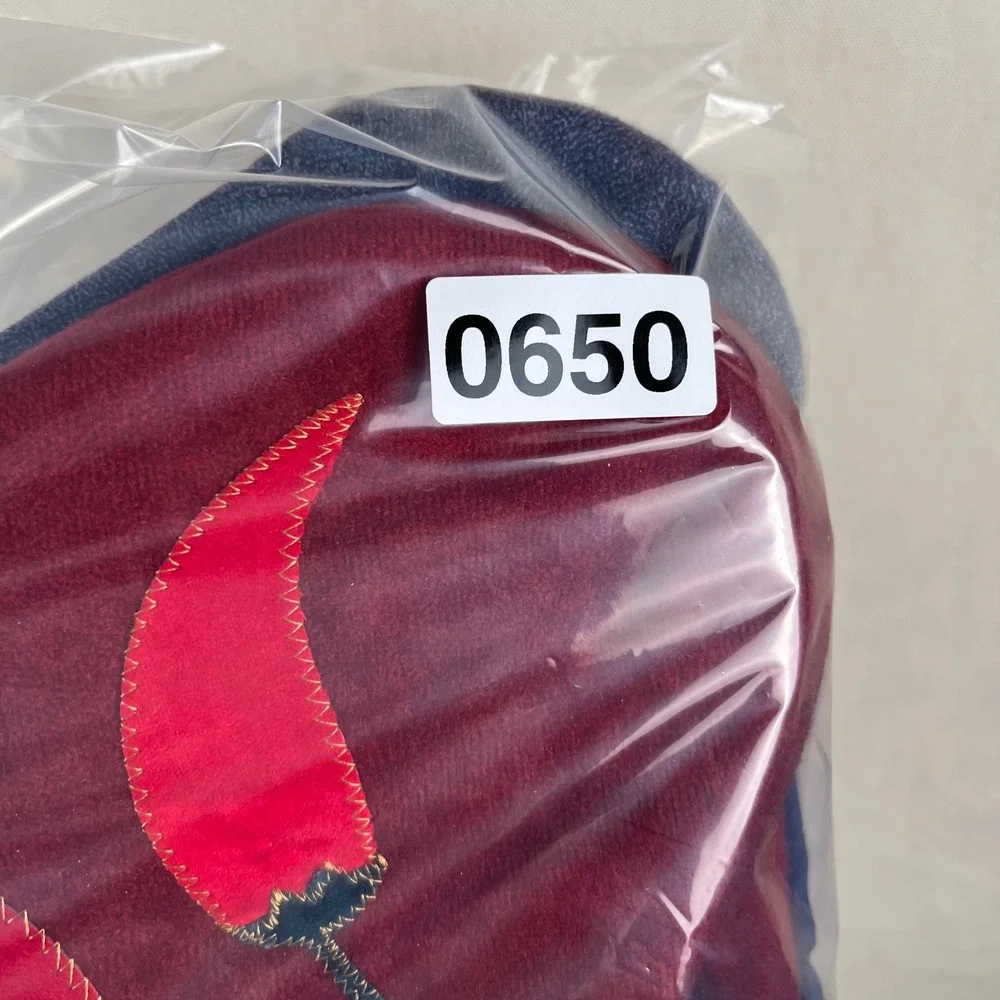 Set‎ of 4 Southwestern Christmas Stockings Red Chili Pepper Denim Burgundy Green